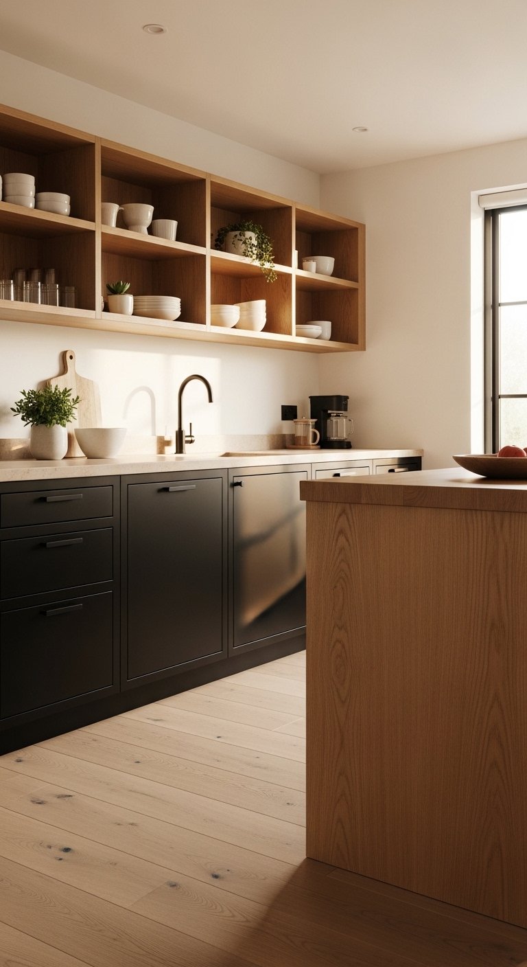 Use Black and Wood Together