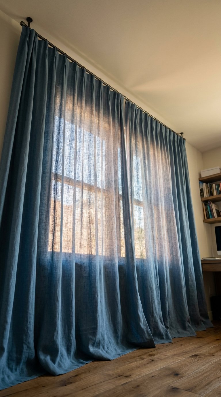 Use Curtains That Go From Floor to Ceiling