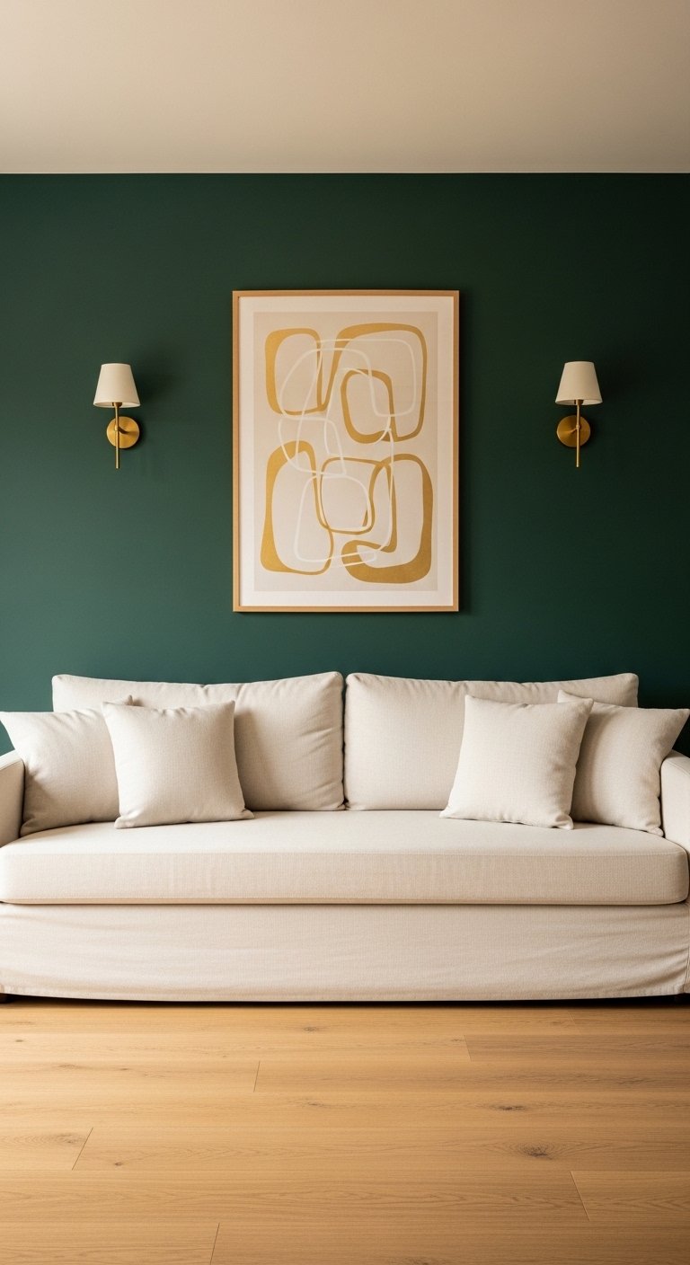 Use Dark Paint on One Wall