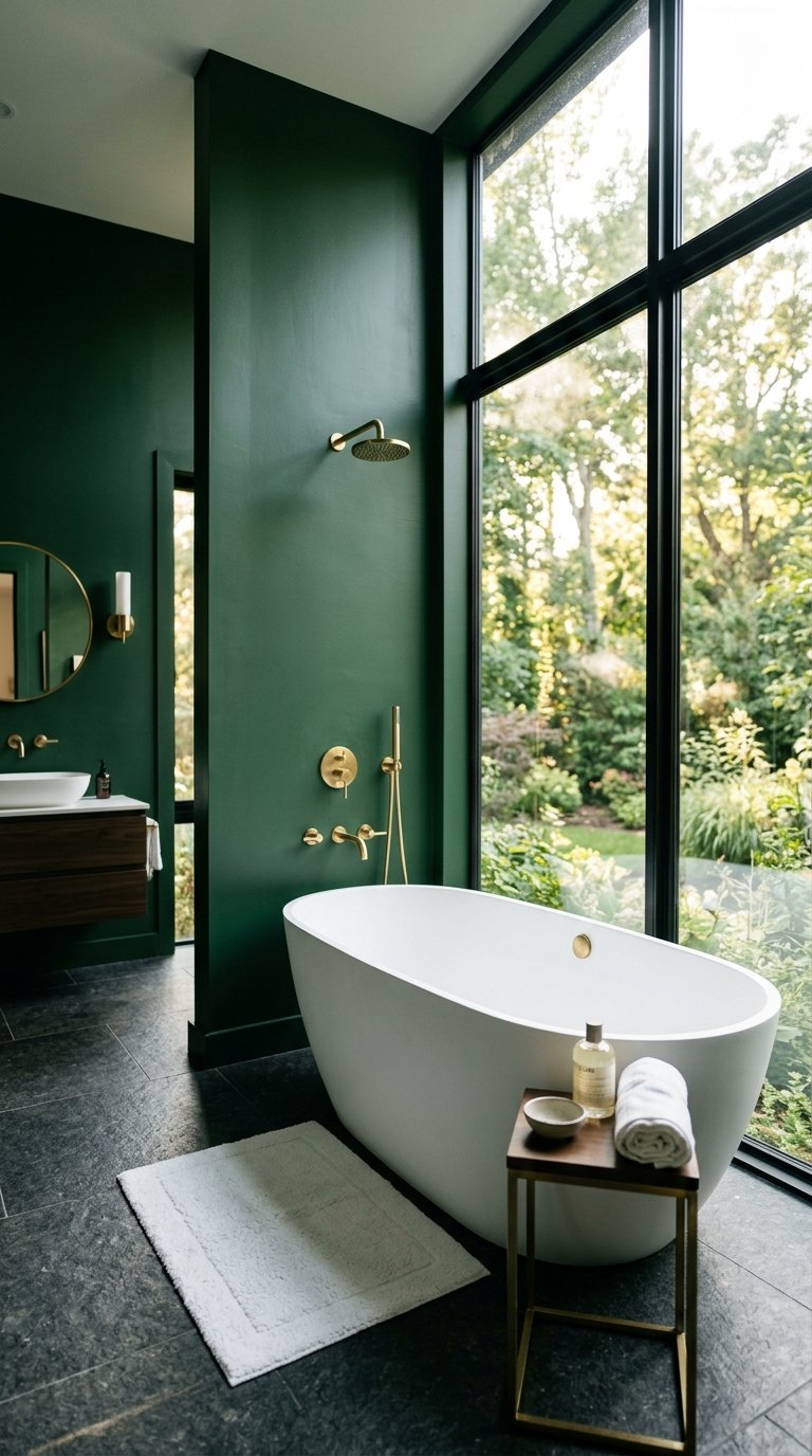 Use Deep Forest Green for a Bold Statement