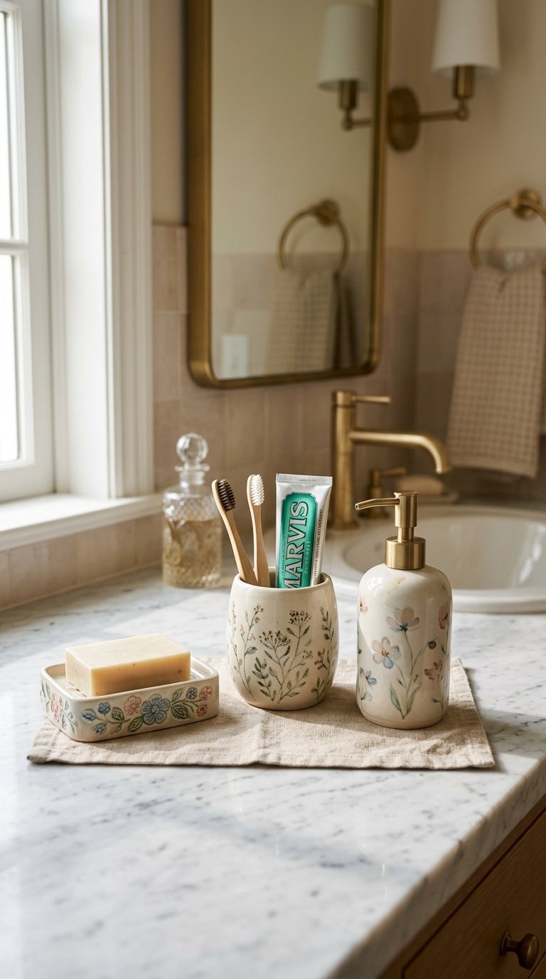 Use Floral Ceramic Accessories