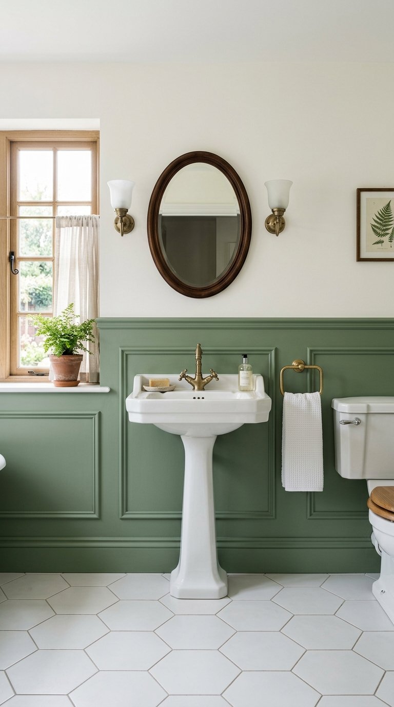 Use Green and White as a Classic Combination