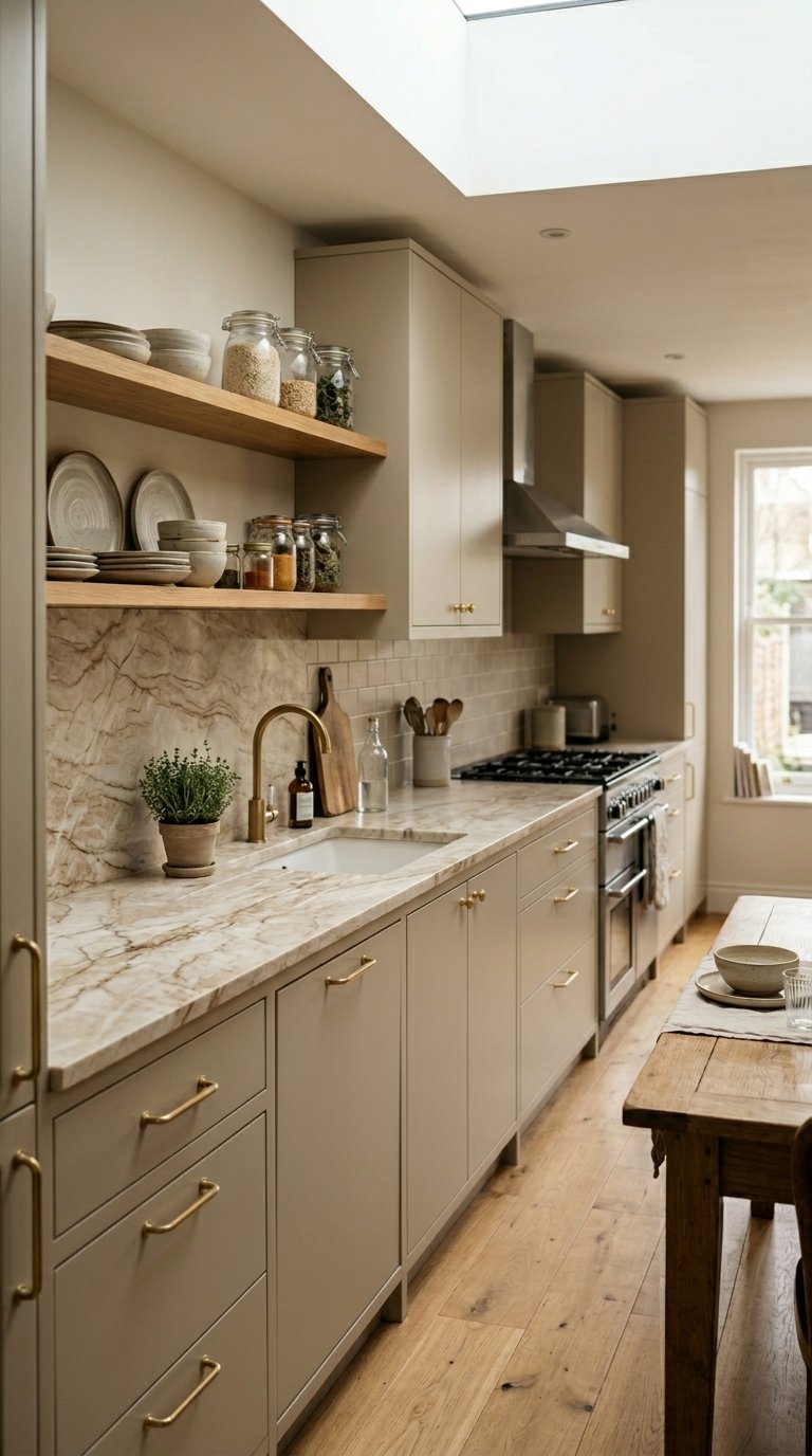 Use Greige on All Cabinets