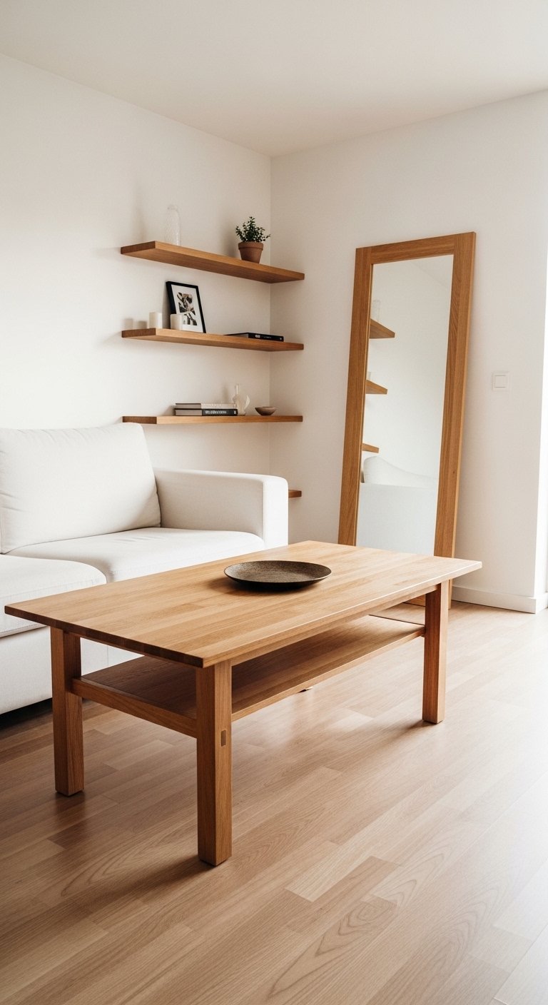 Use Natural Wood to Warm the Space