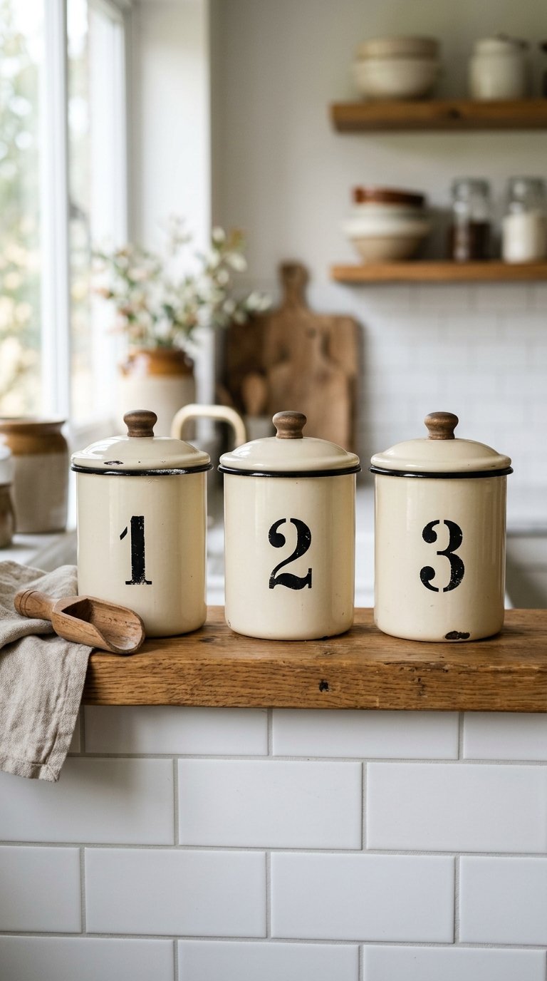 Use Numbered or Labeled Canisters