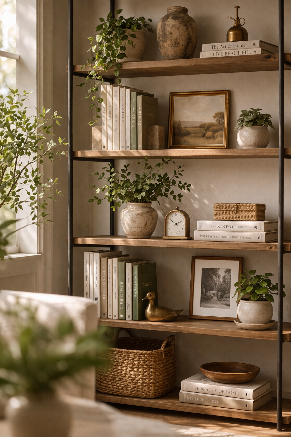 Use Open Shelving for Display