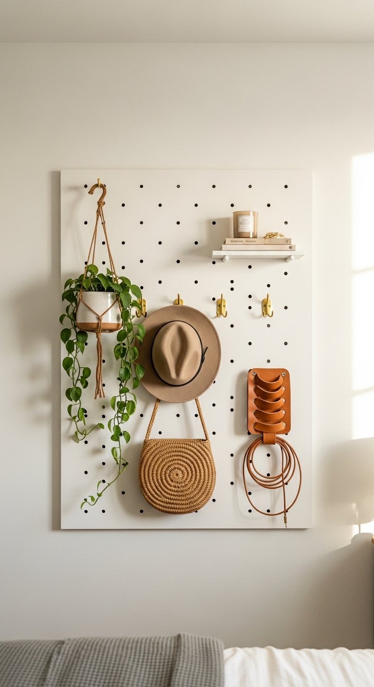 Use Pegboards for Small Items