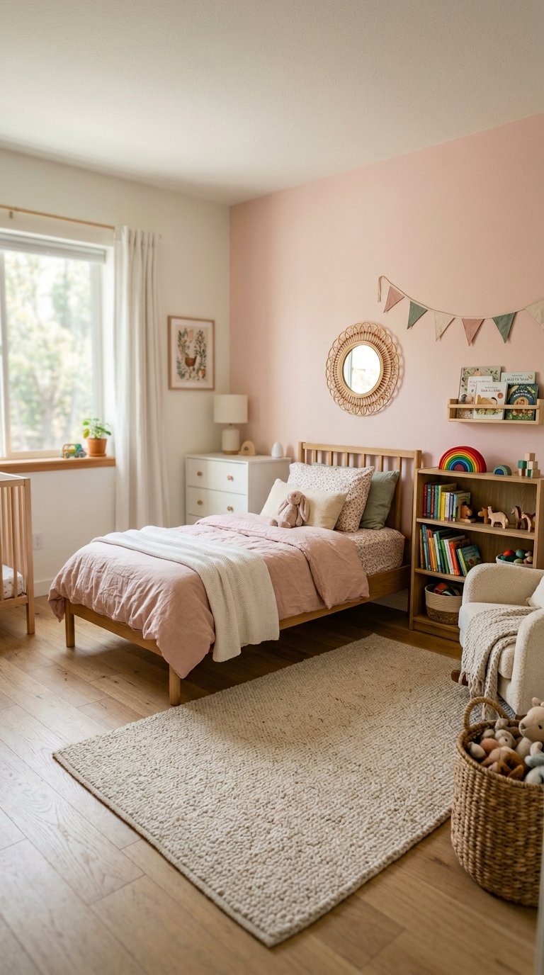 Use Pink in a Kid's Room Without Going Overboard