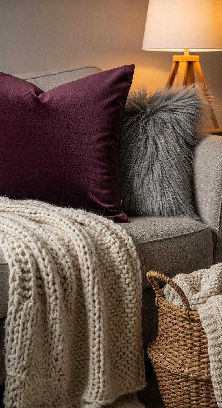 Use Textiles to Add Warmth