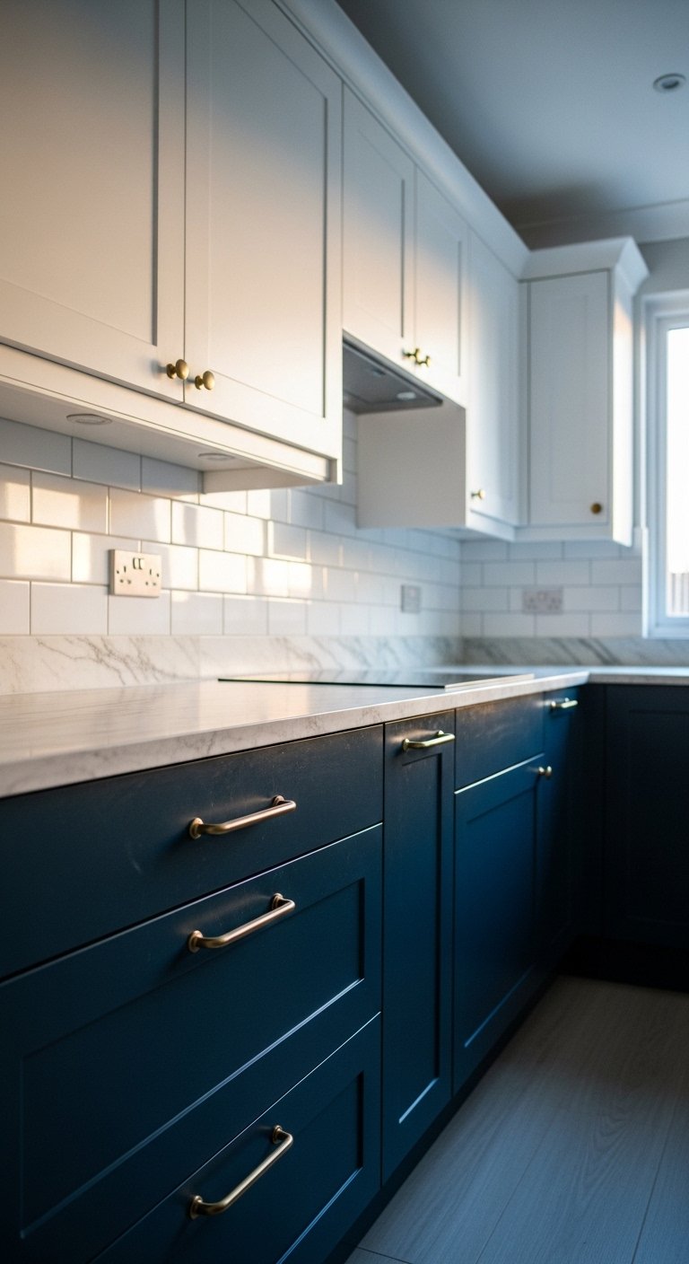 Use Two-Tone Cabinetry