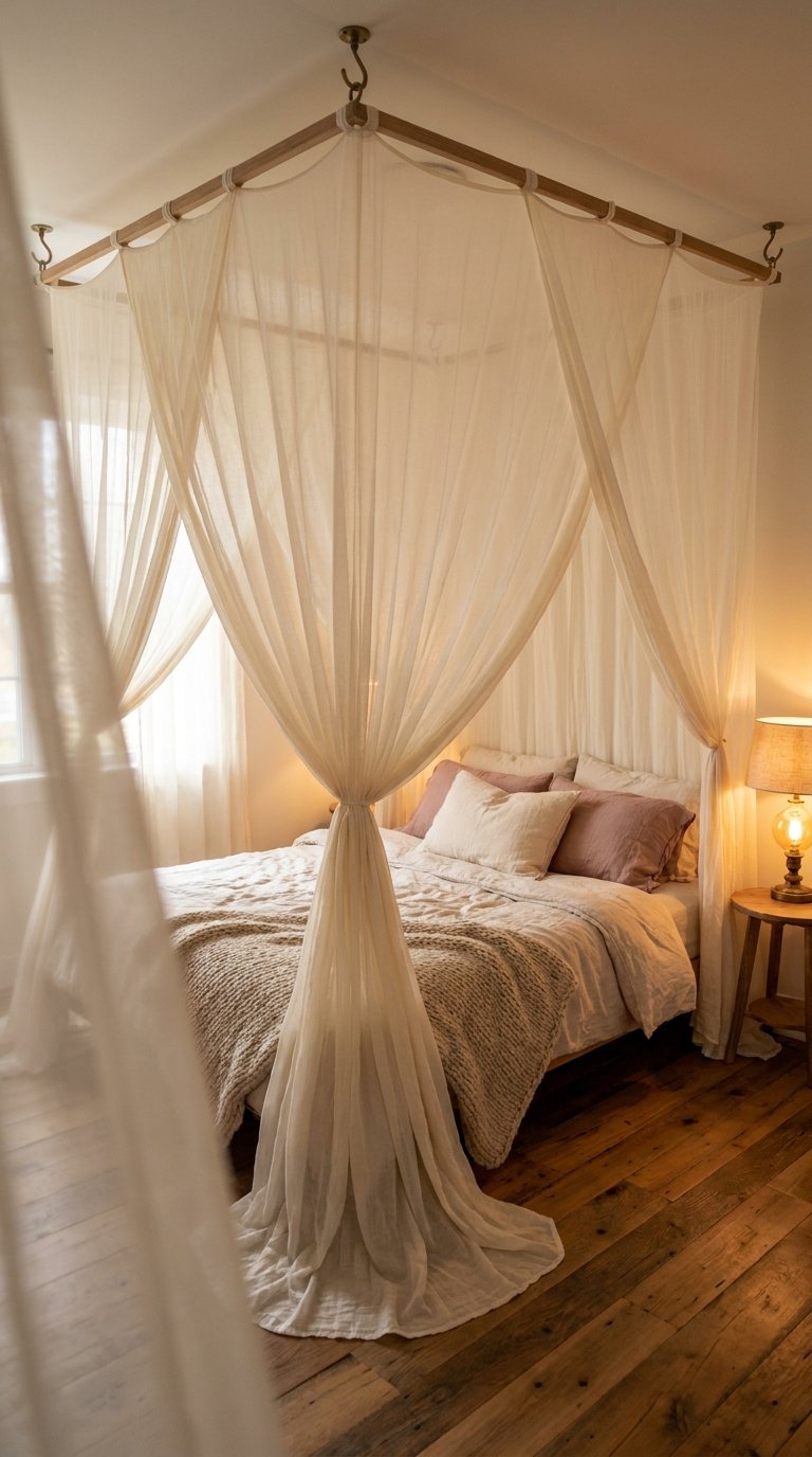 Use a Canopy or Bed Curtain