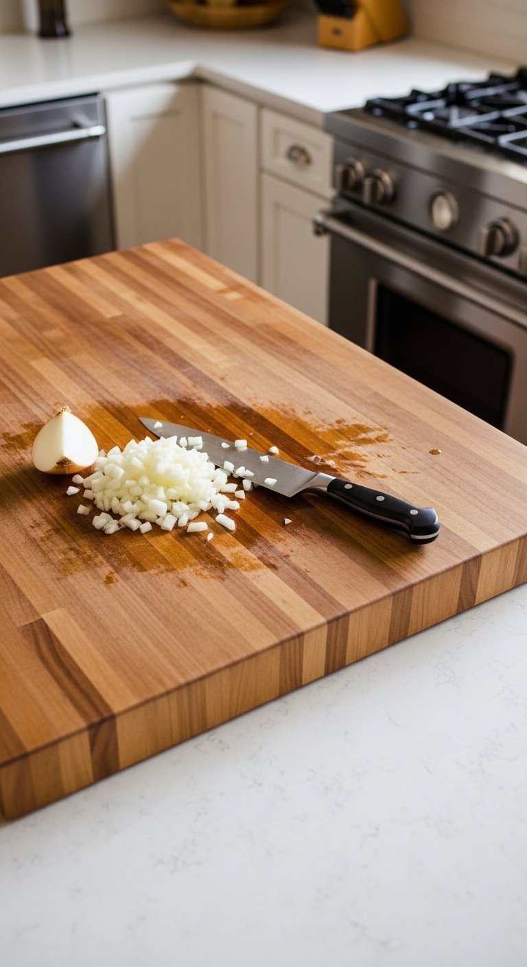 Use a Different Countertop Material on the Island