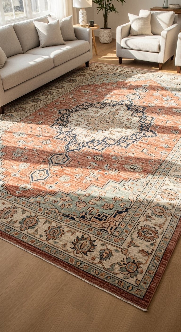 Use a Large Format Area Rug