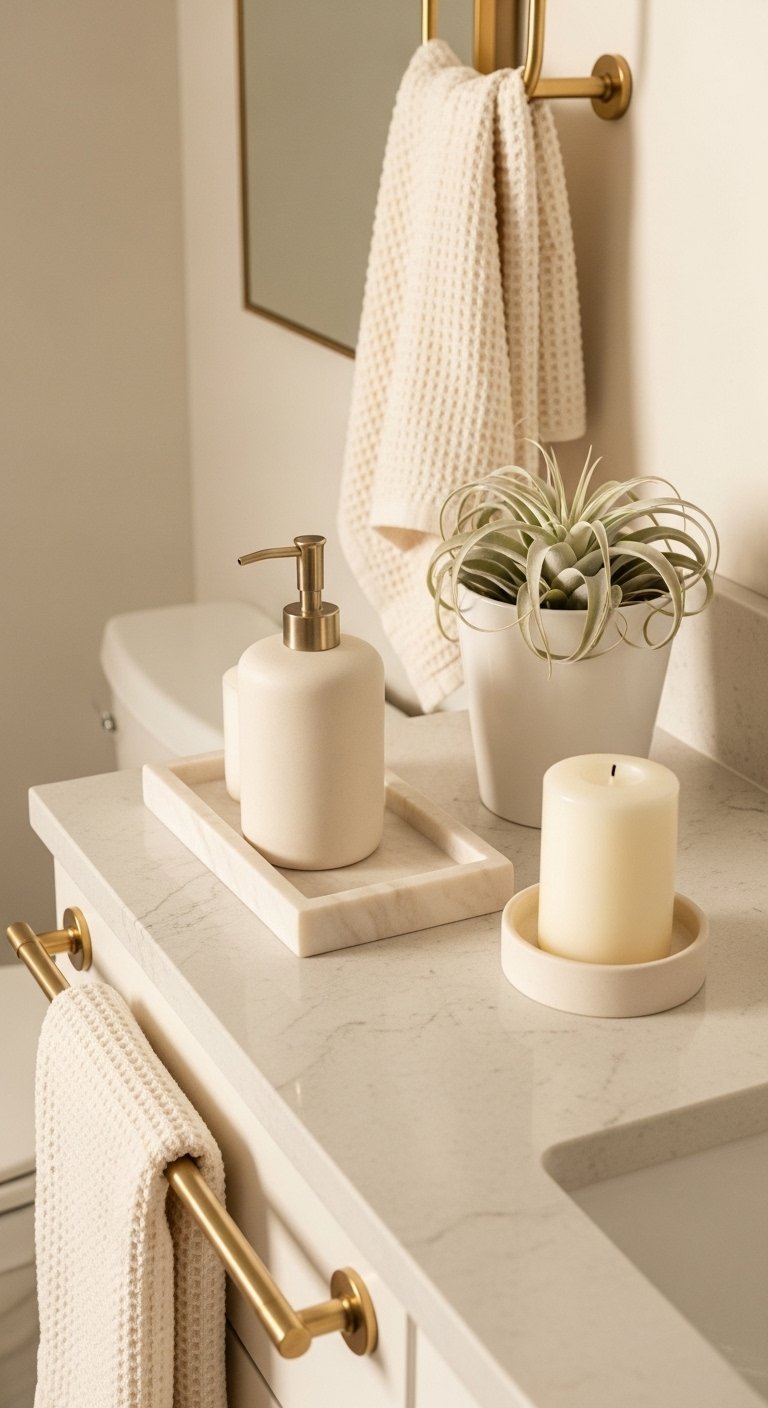 Use a Monochromatic Color Scheme Around the Sink