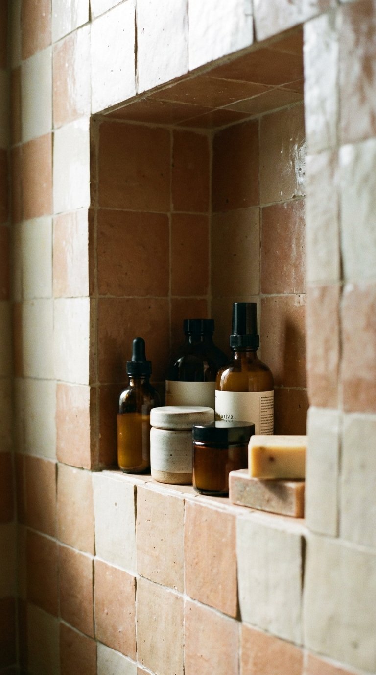 Use a Recessed Niche Instead of a Shelf