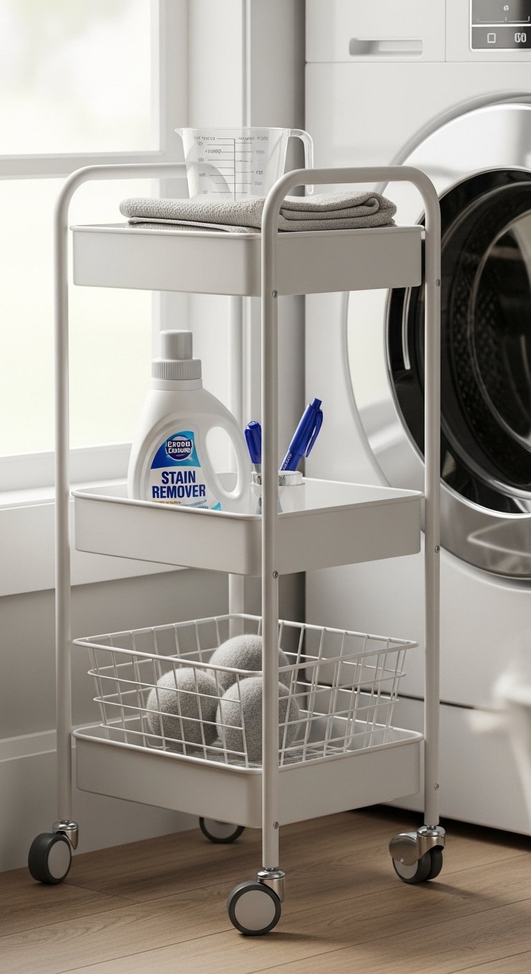 Use a Rolling Cart for Flexibility