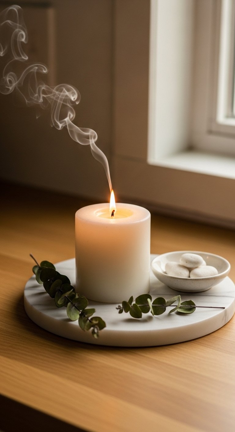 Use a Spring-Scented Candle as Decor