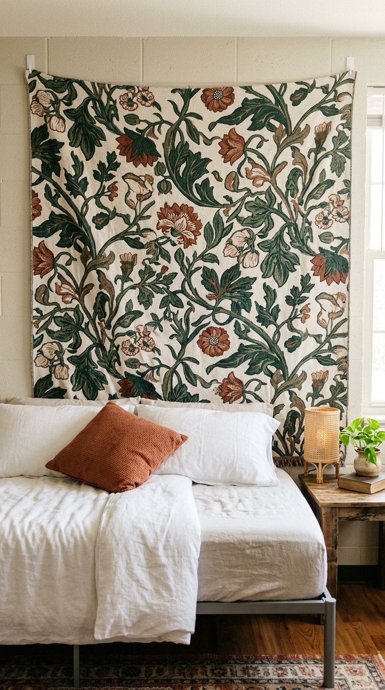Use a Tapestry as a Focal Wall
