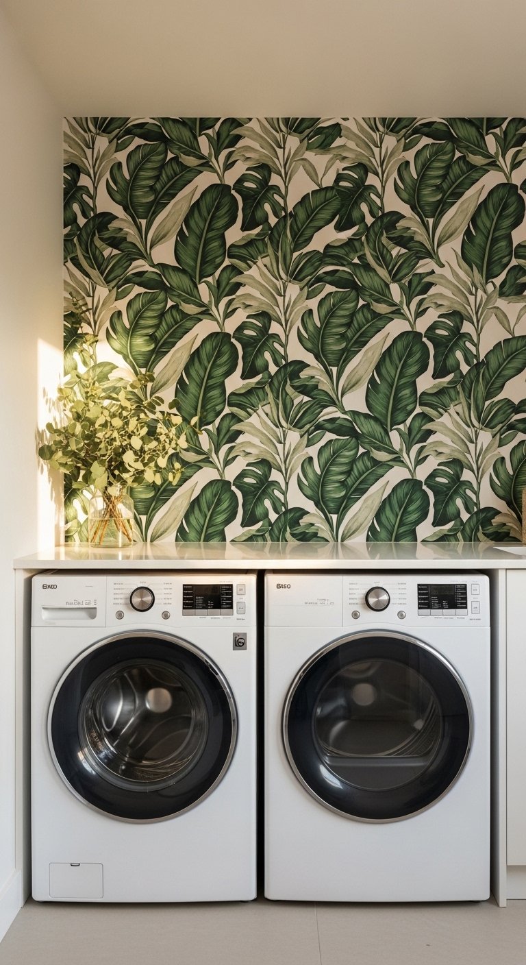 Use a Wallpaper Accent Wall