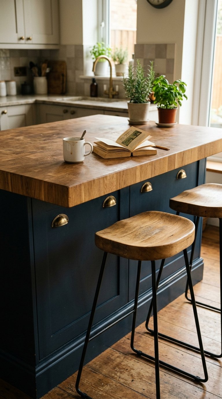 Use an Oak Breakfast Bar