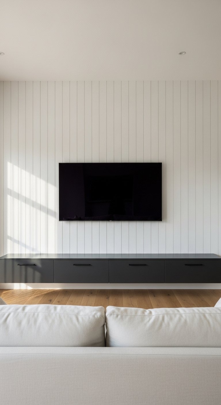 Vertical Shiplap Wall