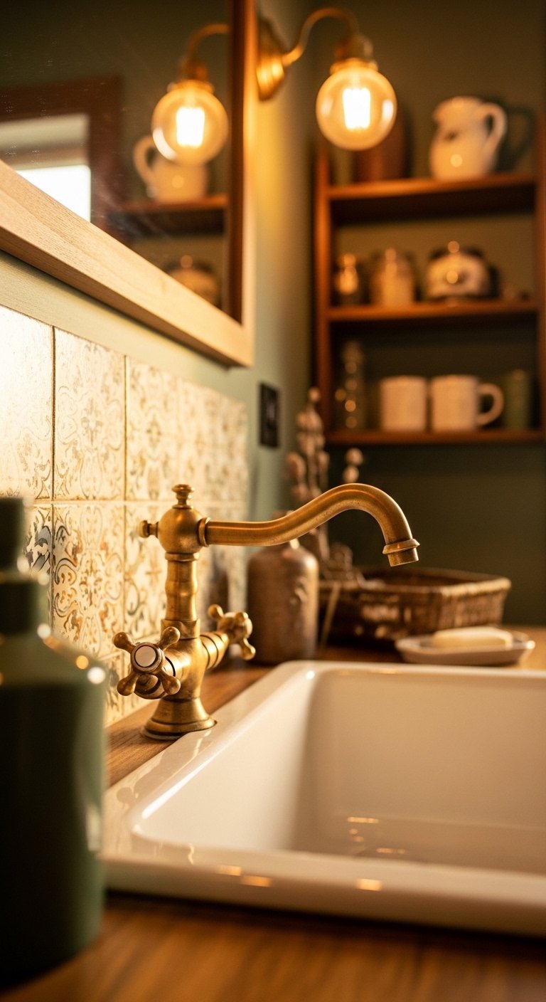 Vintage Brass Faucet