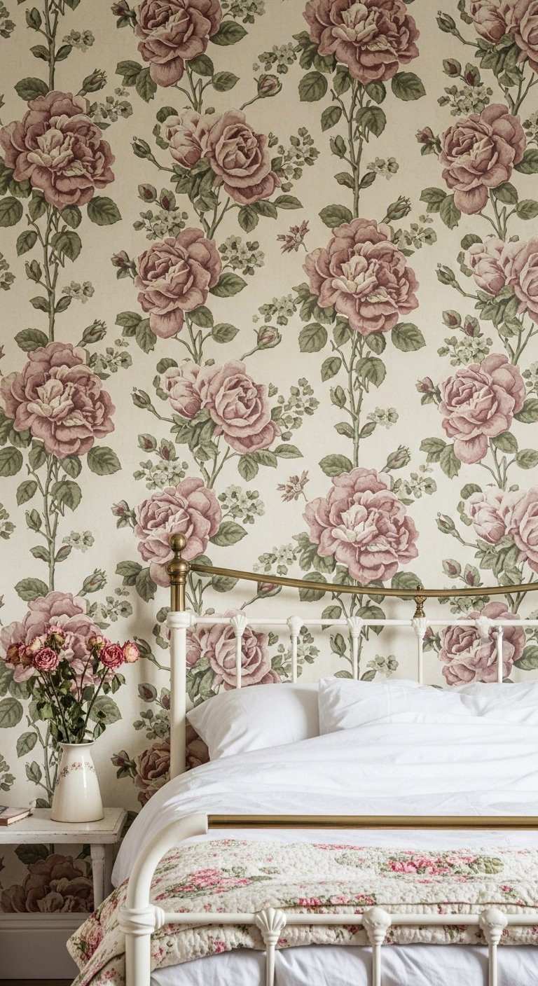 Vintage Floral Wallpaper