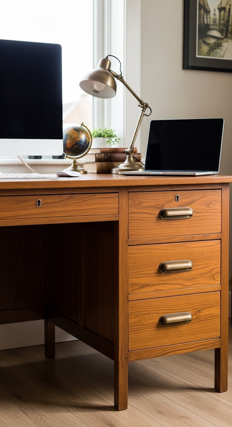 Vintage Repurposed Desk
