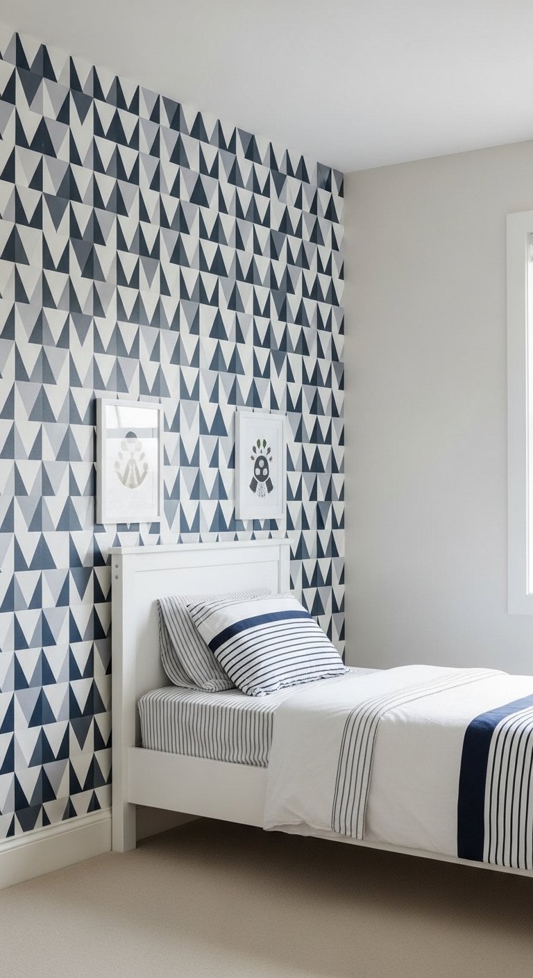 Wallpaper on One Wall