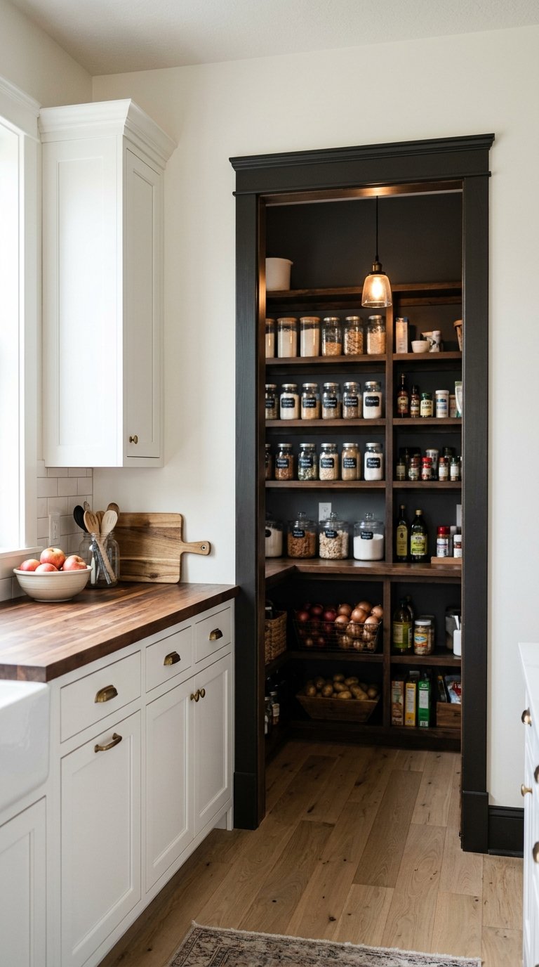White Kitchen With a Butler's Pantry