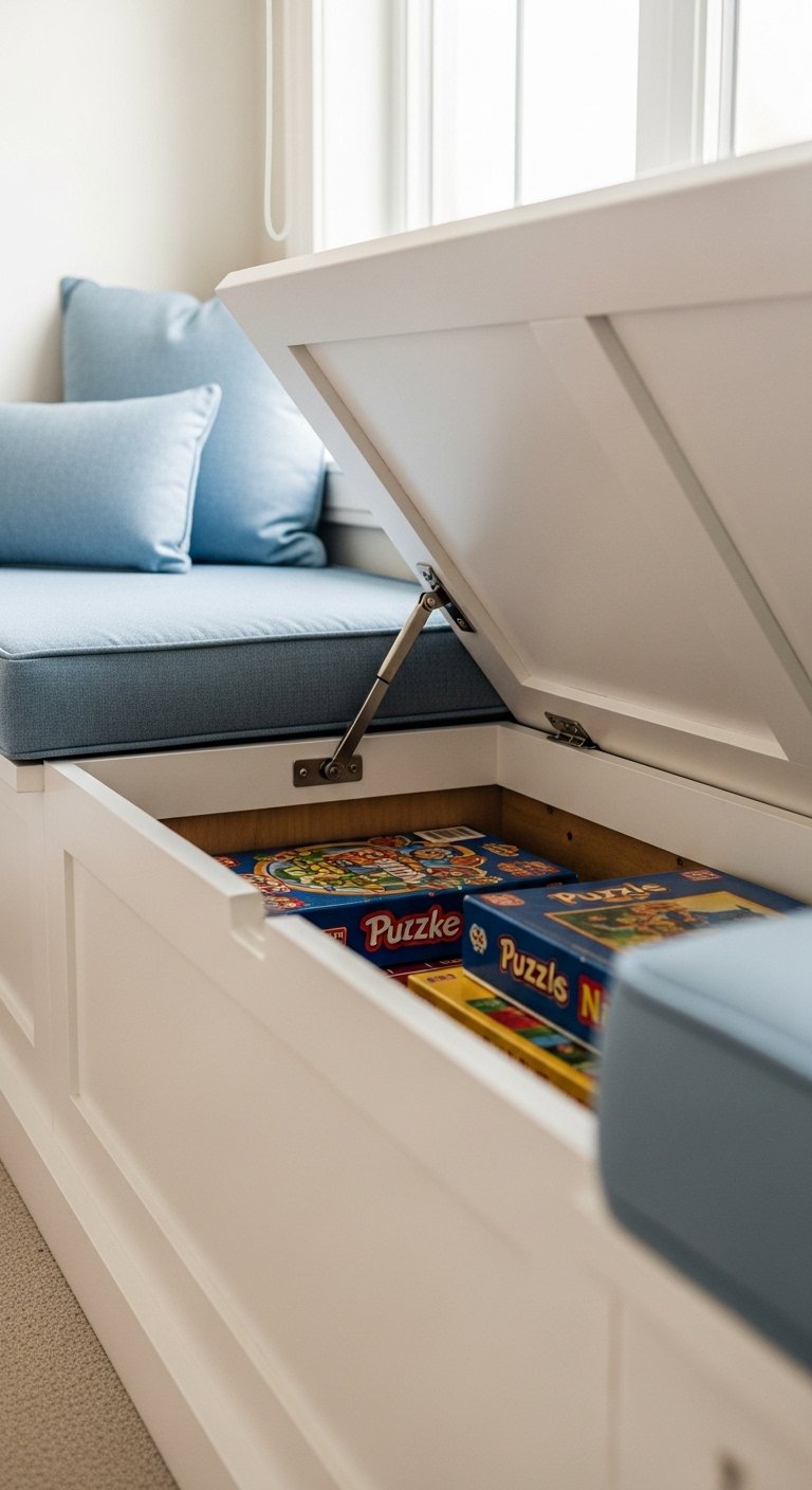  Window Seat with Storage