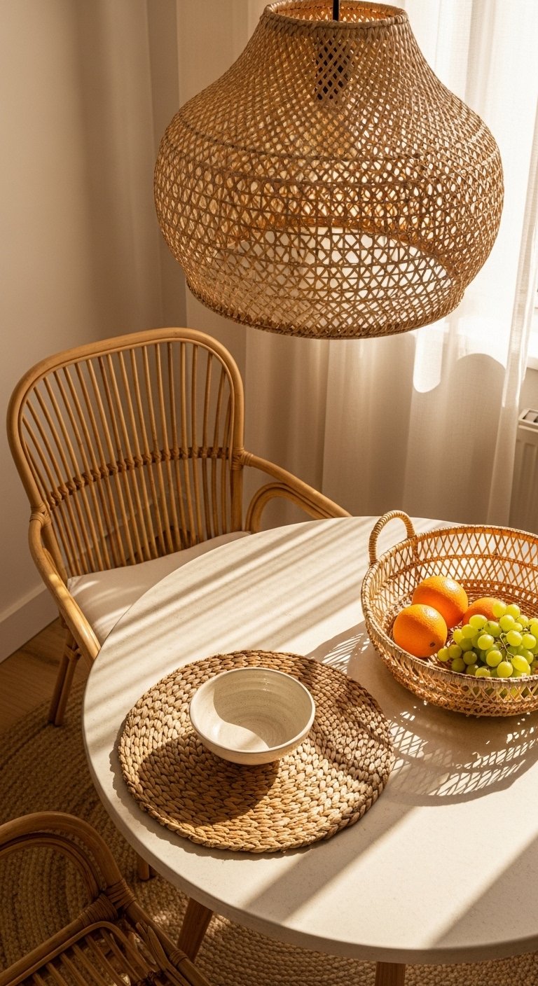 Woven and Rattan Details