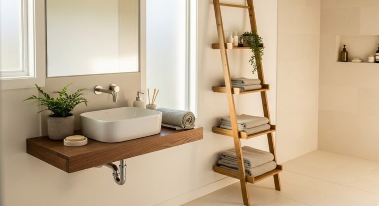bathroom shelves ideas