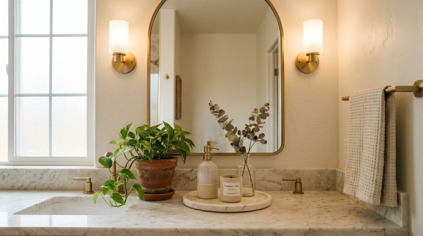 bathroom sink decor ideas