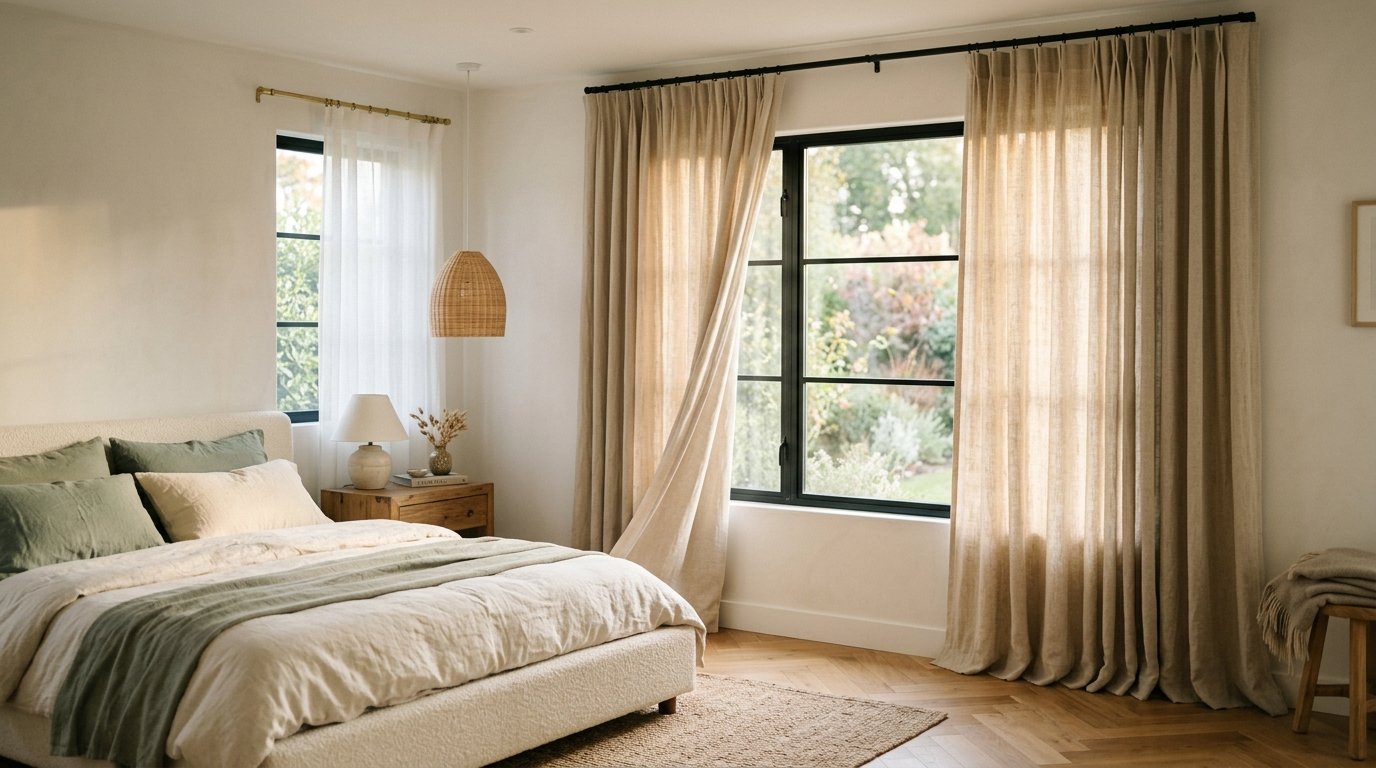 bedroom curtains ideas