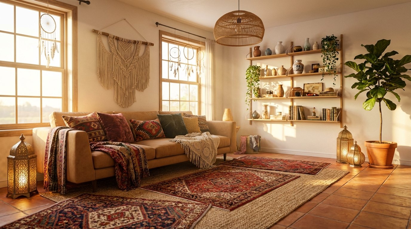 boho living room ideas