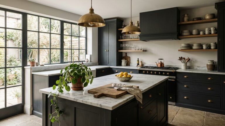 dark kitchen ideas
