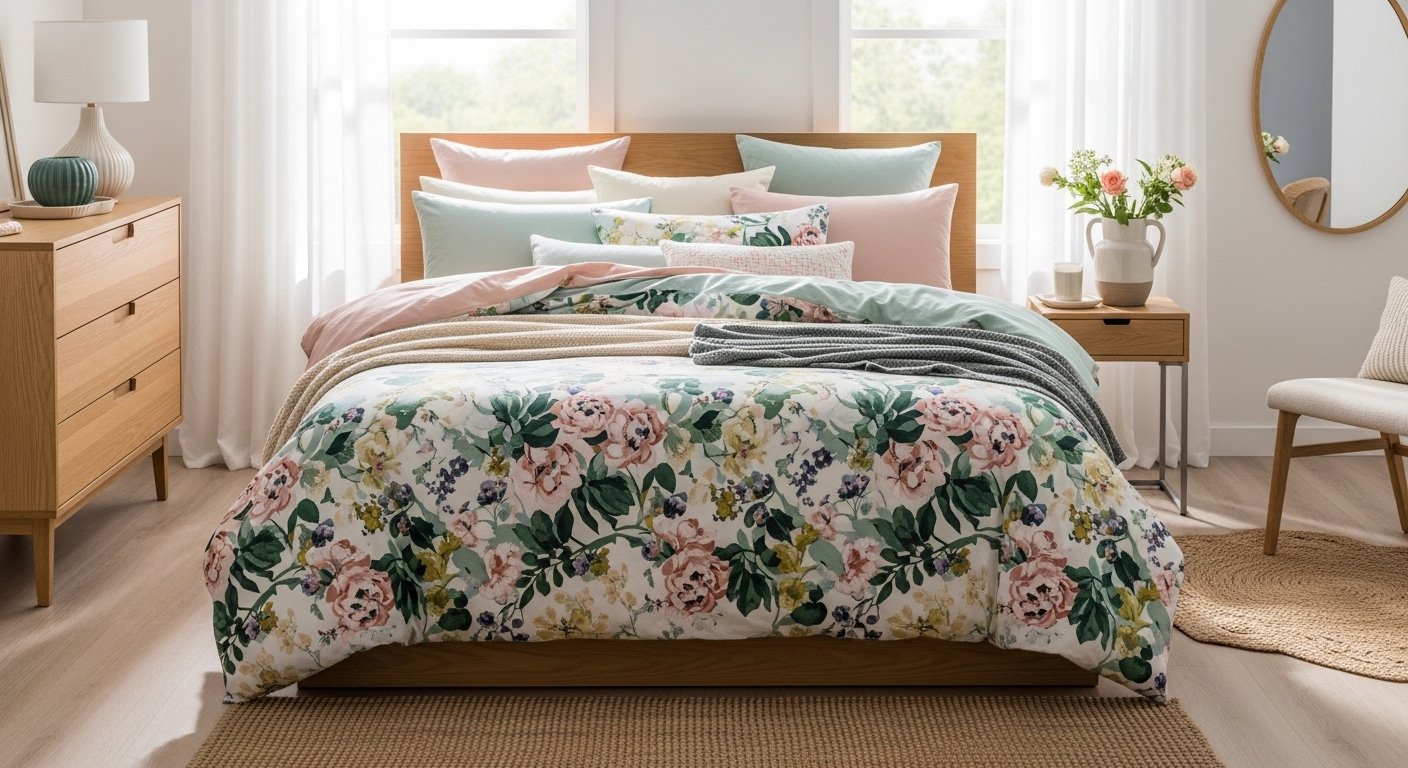floral bedding ideas