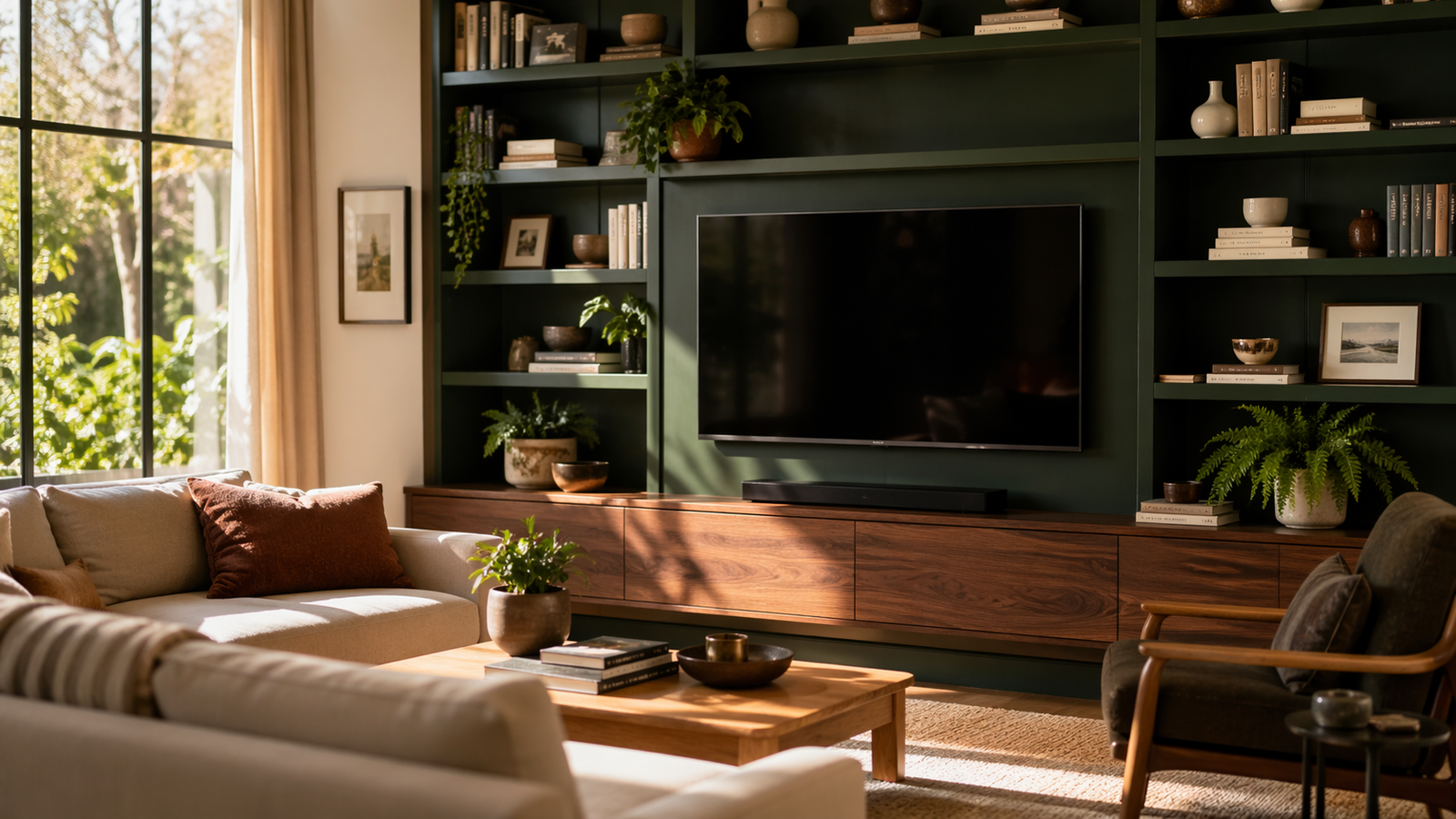 living room tv wall ideas