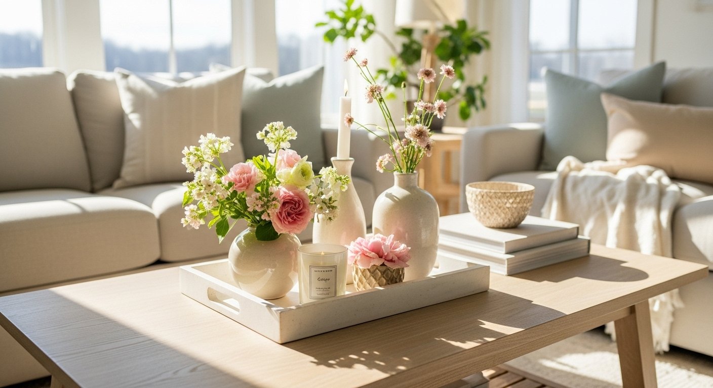 spring tray decor ideas