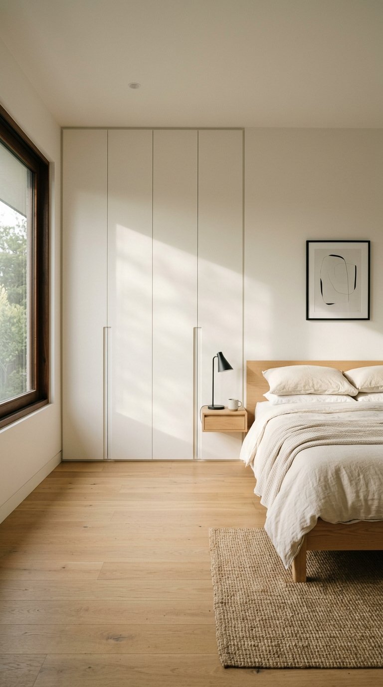 A Built-In Wardrobe to Eliminate Freestanding Furniture Clutter