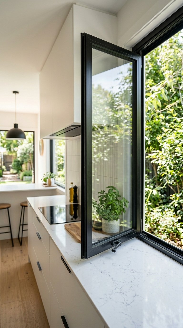 A Casement Window for Maximum Ventilation