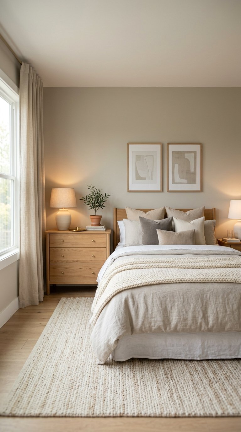 A Neutral Wall Color in a Warm White or Warm Gray