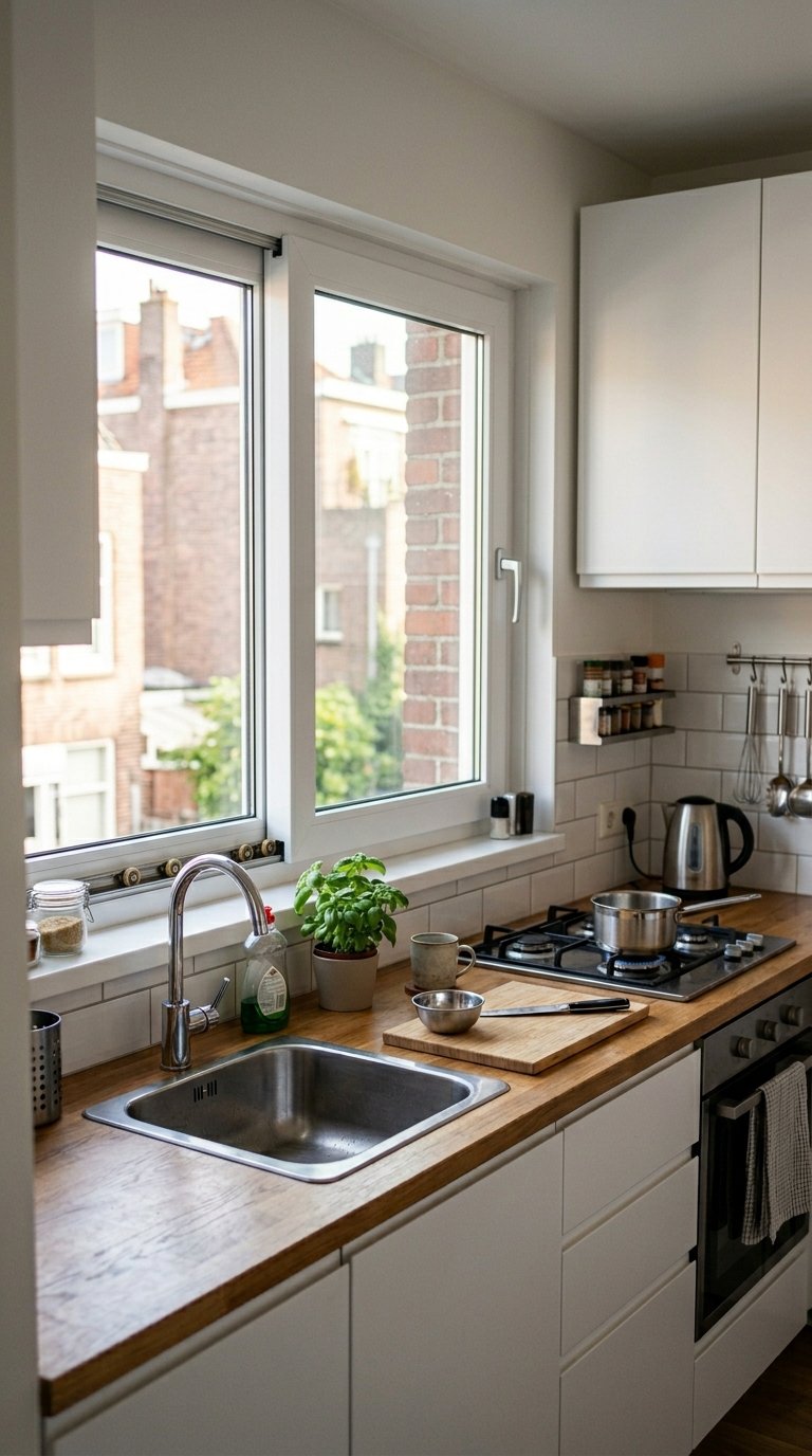 A Sliding Window for Easy Operation in Tight Spaces