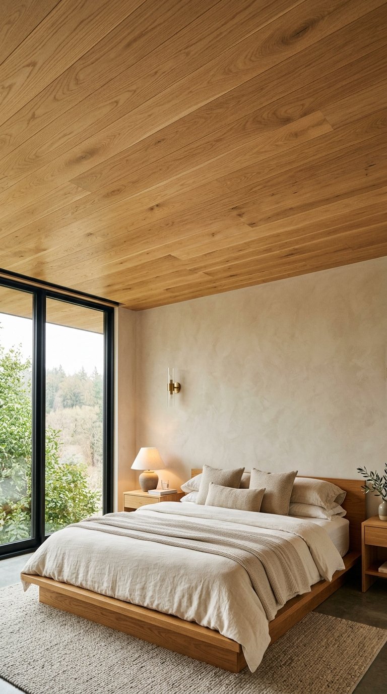 A Statement Ceiling Treatment for a Forgotten Surface