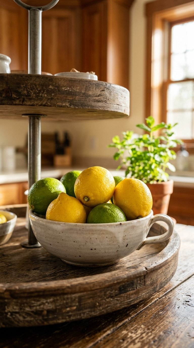 Actual Lemons and Limes as Filler