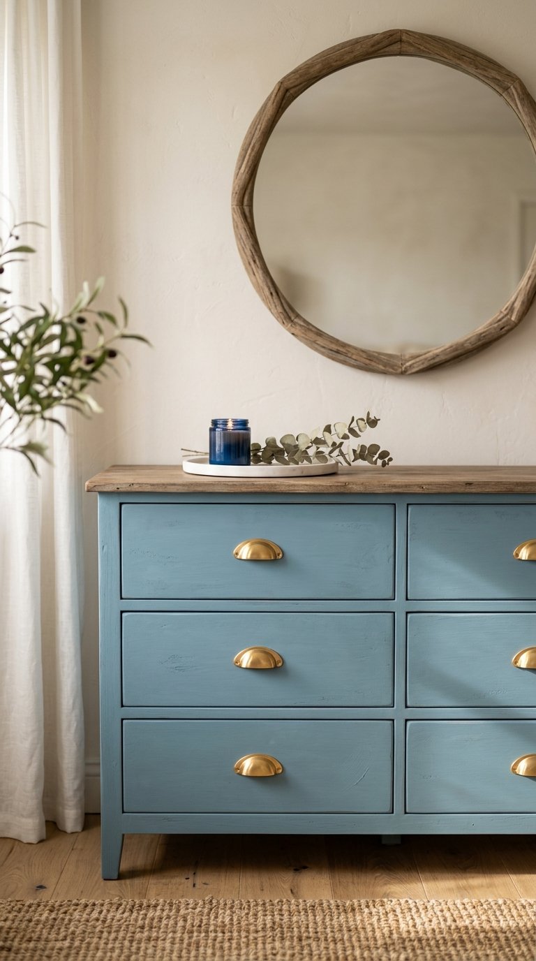 Add a Coastal Blue Dresser or Upcycle Your Existing One