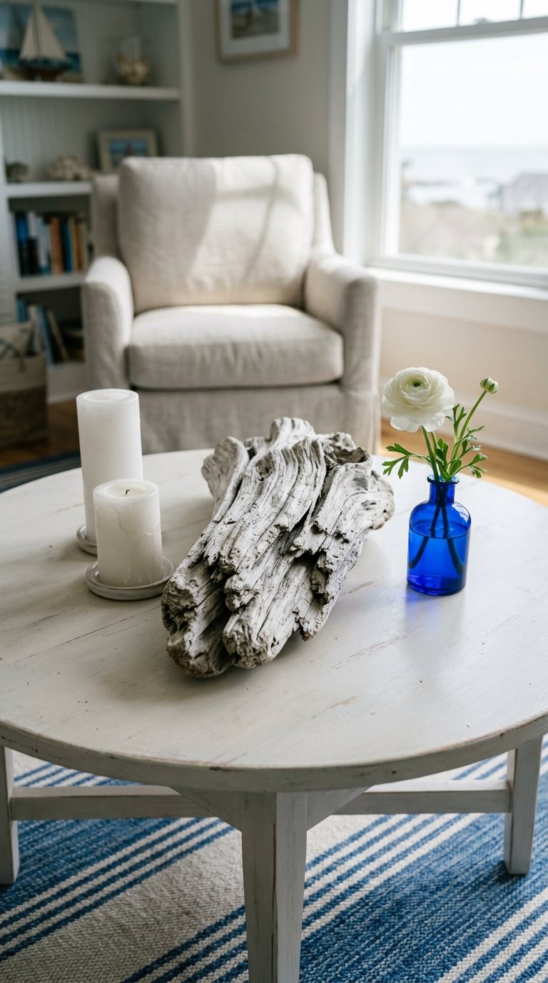 Add a Driftwood Centerpiece