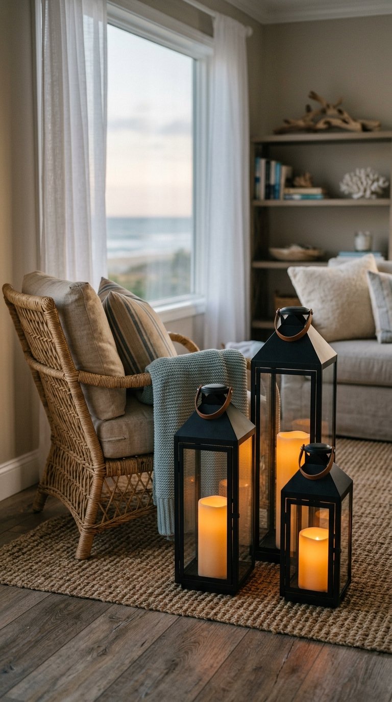 Add a Lantern Cluster as a Coastal Lighting Feature