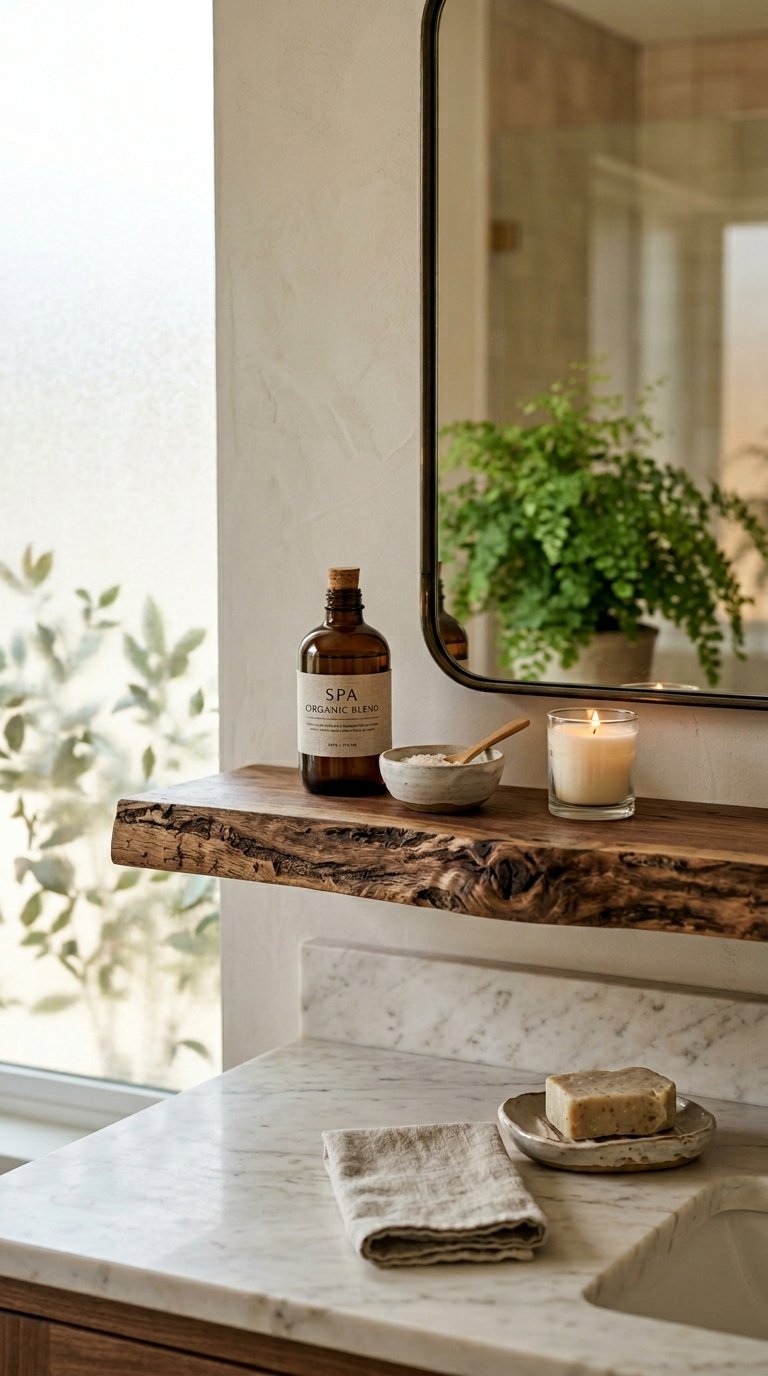 Add a Live Edge Wood Accent